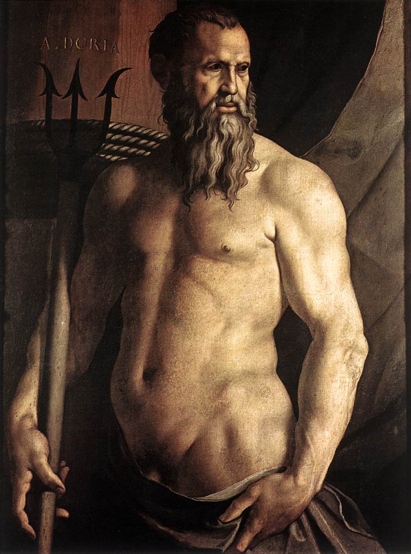 Portrait of Andrea Doria as Neptune df